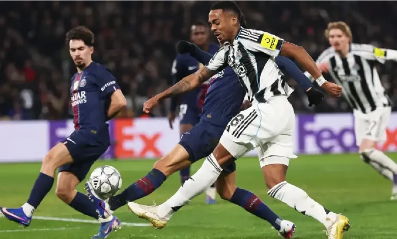 شاهد فيديو باريس سان جيرمان ضد نيوكاسل: نيوكاسل يفرض التعادل الى الملحق 1 باريس سان جيرمان ضد نيوكاسل