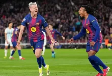 شاهد بالفيديو برشلونة ضد ريال أوفييدو ثلاثية نظيفة ولوحة فنية من يامال 5 برشلونة ضد ريال أوفييدو