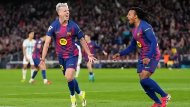 شاهد بالفيديو برشلونة ضد ريال أوفييدو ثلاثية نظيفة ولوحة فنية من يامال 5 برشلونة ضد ريال أوفييدو