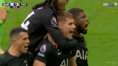 بالفيديو بيرنلي ضد توتنهام: روميرو ينقذ رقبة توماس فرانك بتعادل في الوقت القاتل 8 بيرنلي ضد توتنهام