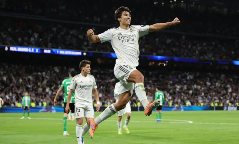 فيديو: "شبح" مبابي حاضر ريال مدريد يلتهم ريال بيتيس بخماسية ويواصل مطاردة برشلونة 1 ريال مدريد ضد ريال بيتيس