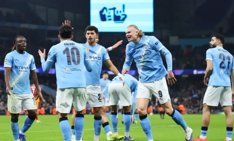 بالفيديو مانشستر سيتي ضد جالطا سراي يعبر لثمن النهائي بثنائية "هالاند وشرقي" 1 مانشستر سيتي ضد جالطا سراي