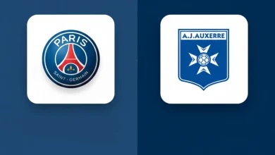 مباراة أوكسير ضد باريس سان جيرمان