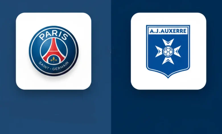 مباراة أوكسير ضد باريس سان جيرمان