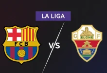مباراة إلتشي ضد برشلونة