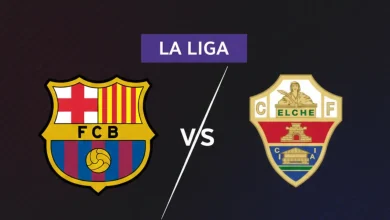 مباراة إلتشي ضد برشلونة