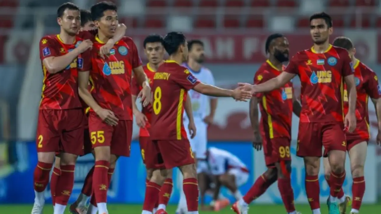 أهداف مباراة الشارقة ضد ناساف كارشي صدمة في الإمارة الباسمة.. ناساف يغتال الحلم