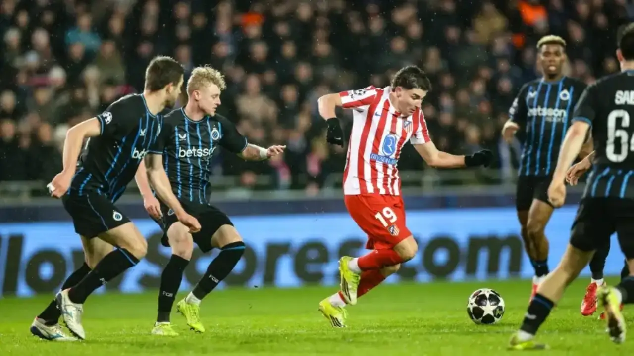 فيديو كلوب بروج ضد أتلتيكو مدريد: دراما مثيرة وتعادل بالوقت القاتل