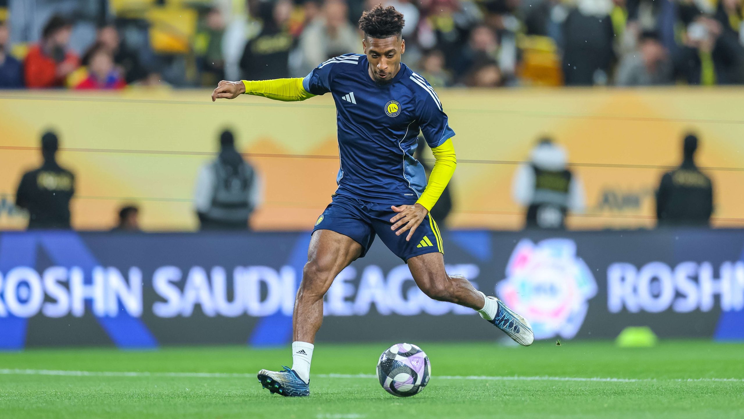 كينجسلي كومان يحقق رقماً تاريخياً مع النصر في الدوري السعودي