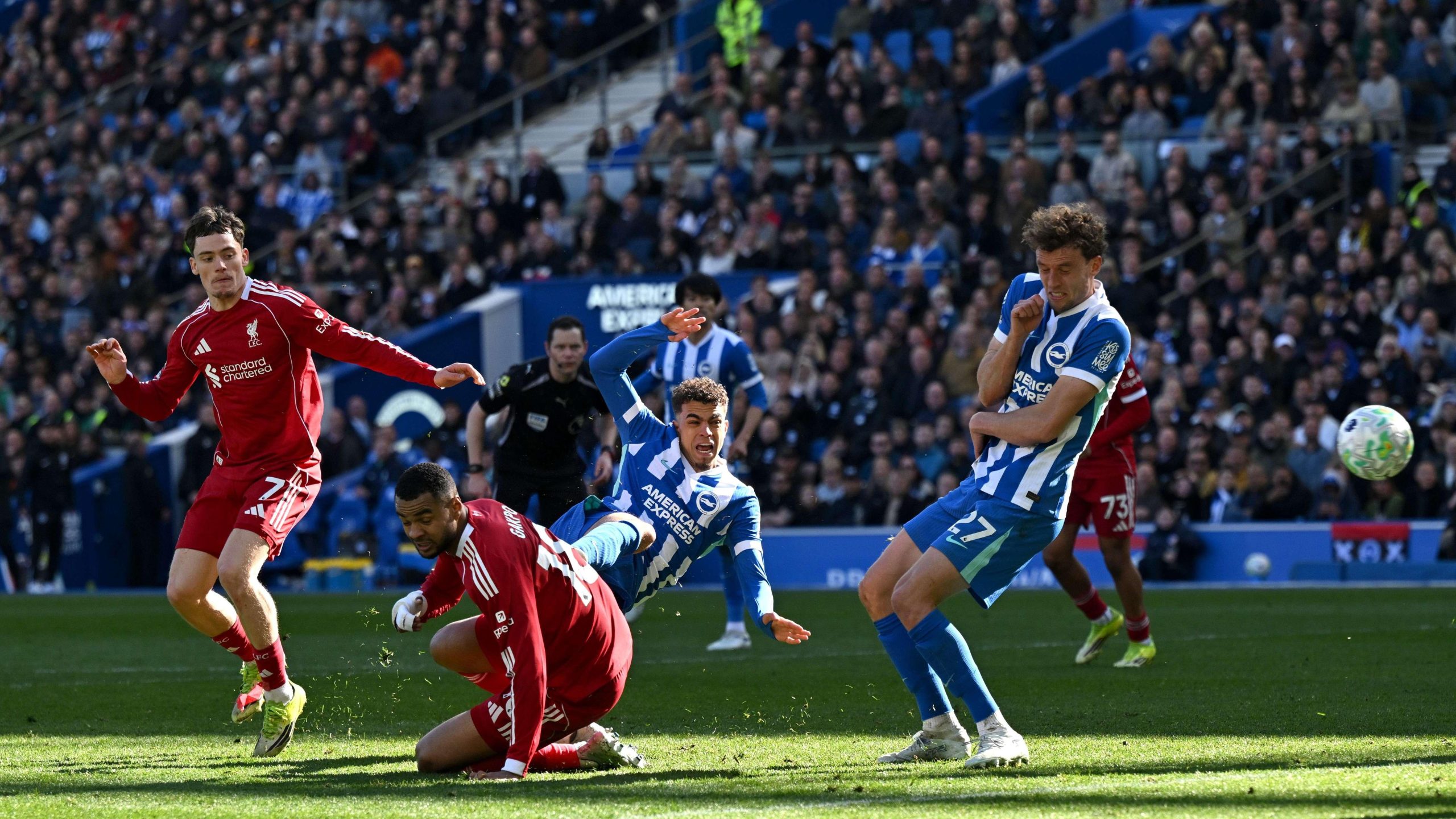 صدمة جديدة للريدز في معقل برايتون: ليفربول يواصل مسلسل التراجعات ويخسر بثنائية ويلبيك