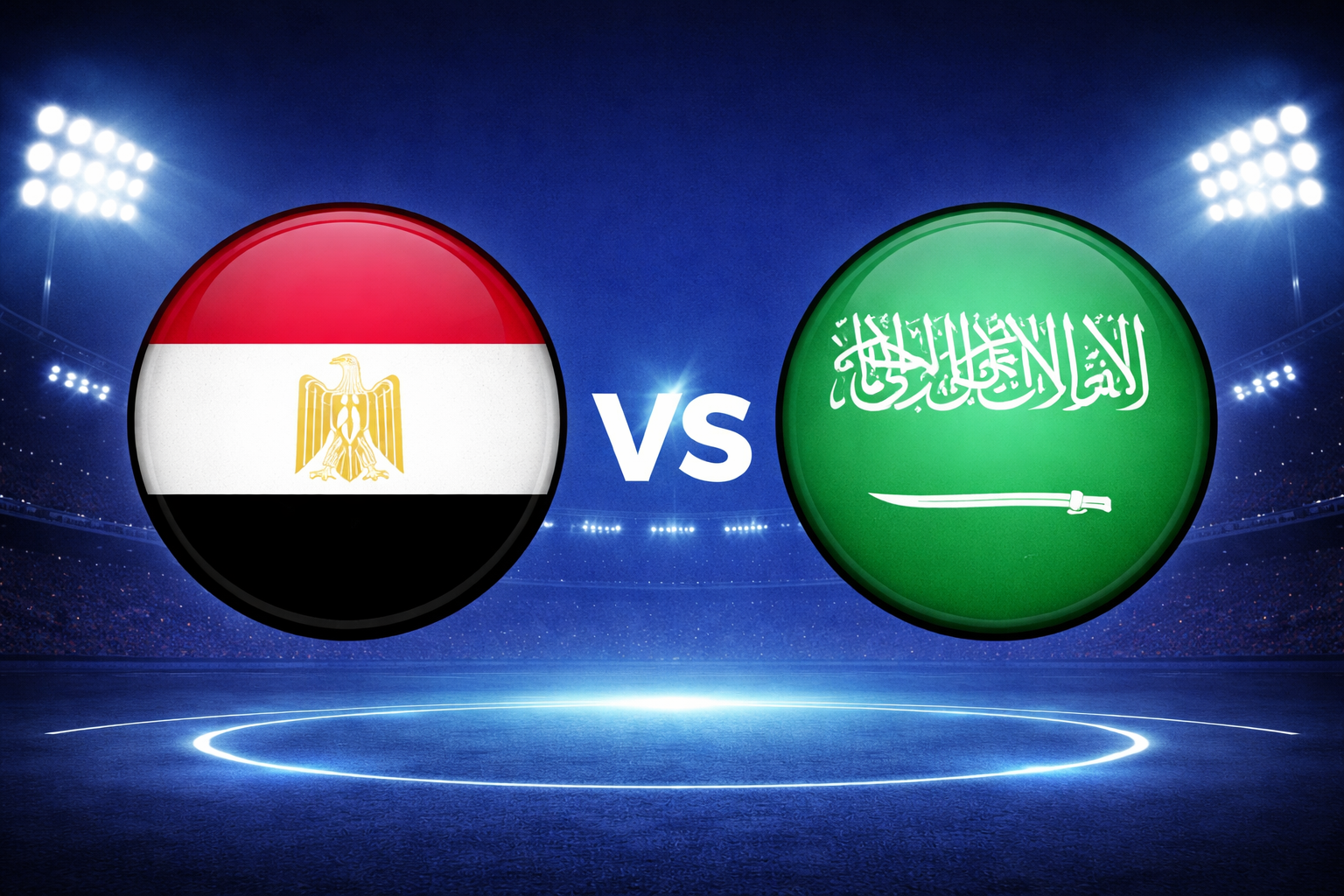 ديربي العرب المنتظر.. موعد مباراة السعودية ضد مصر، التشكيل, القنوات, البث المباشر