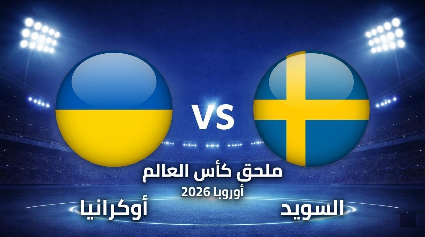 أوكرانيا ضد السويد: دليلك الشامل الموعد والتشكيل والقنوات والبث والمعلق