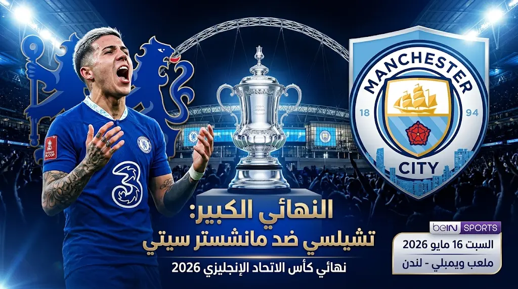 كلاسيكو ويمبلي الموعد الناري بين مانشستر سيتي ضد تشيلسي في نهائي كأس الاتحاد الإنجليزي