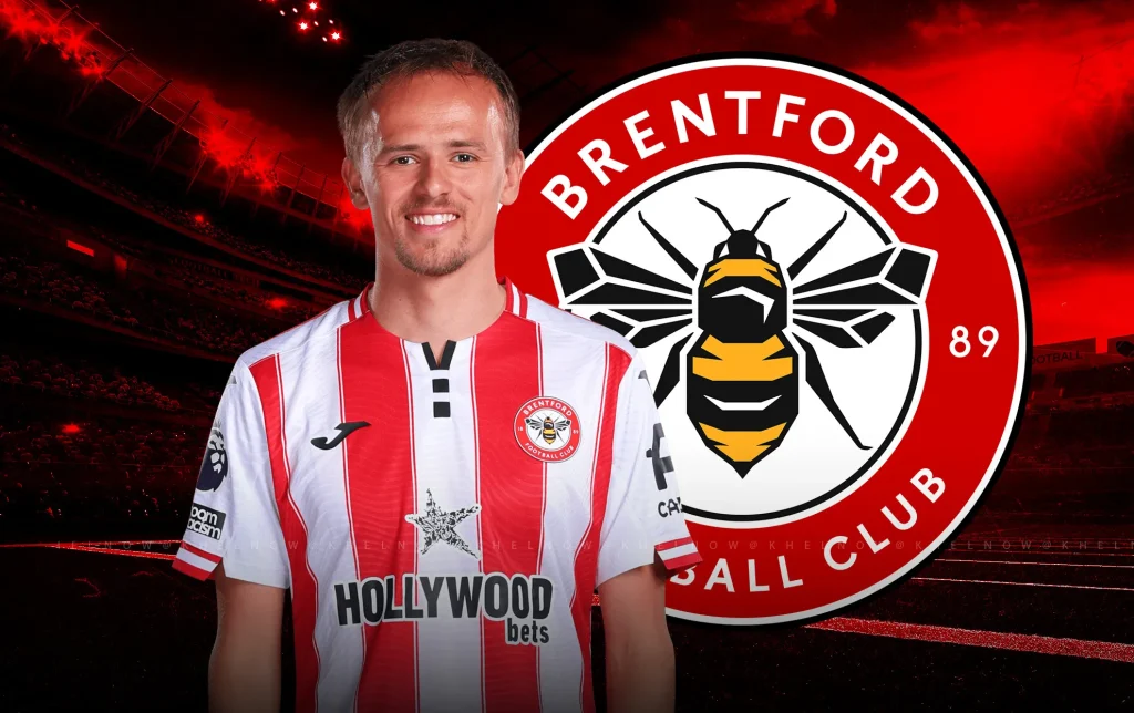 Mikkel Damsgaard Brentford logo