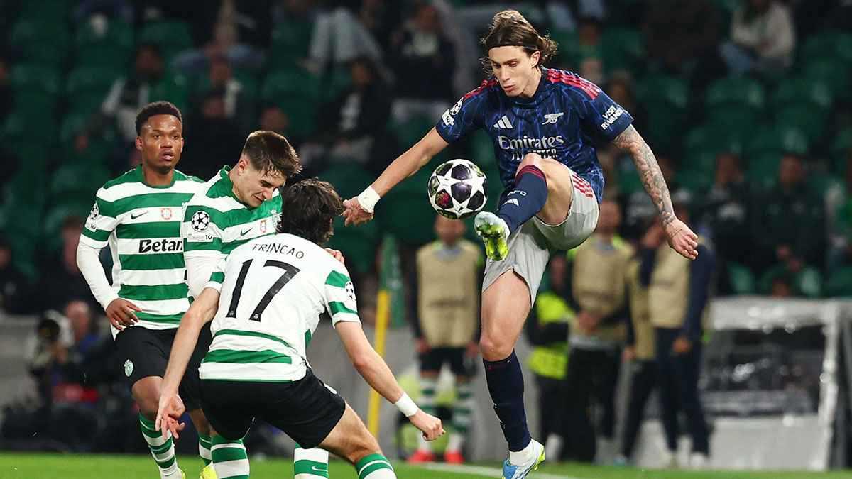 صدمة في لشبونة! ملخص وأهداف مباراة سبورتينغ ضد أرسنال في ربع نهائي دوري أبطال أوروبا