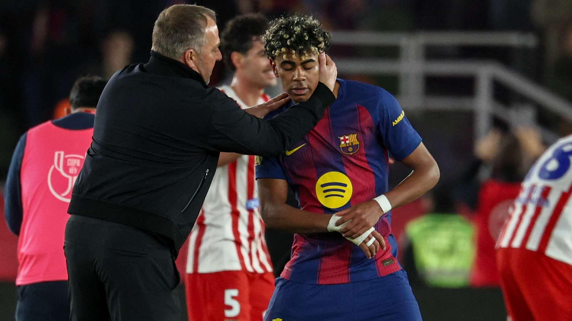 رغبة يامال تصطدم بسياسة فليك في الديربي