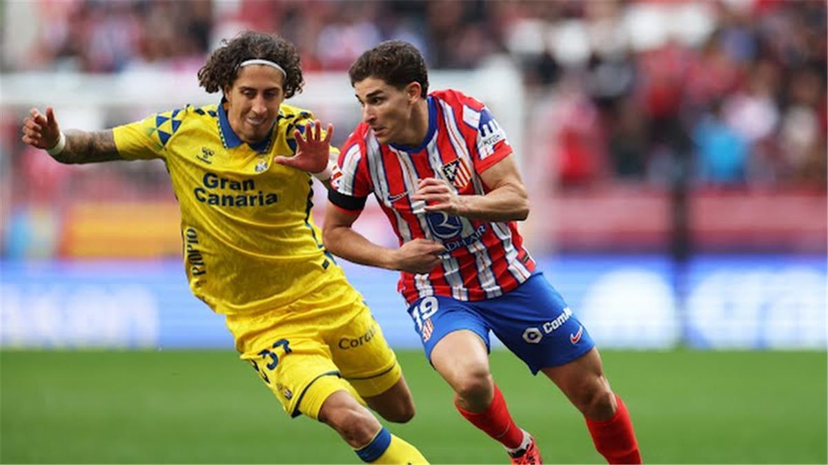 ملخص وأهداف مباراة لاس بالماس ضد أتلتيكو مدريد وجنون الجولة 32 من الدوري الإسباني