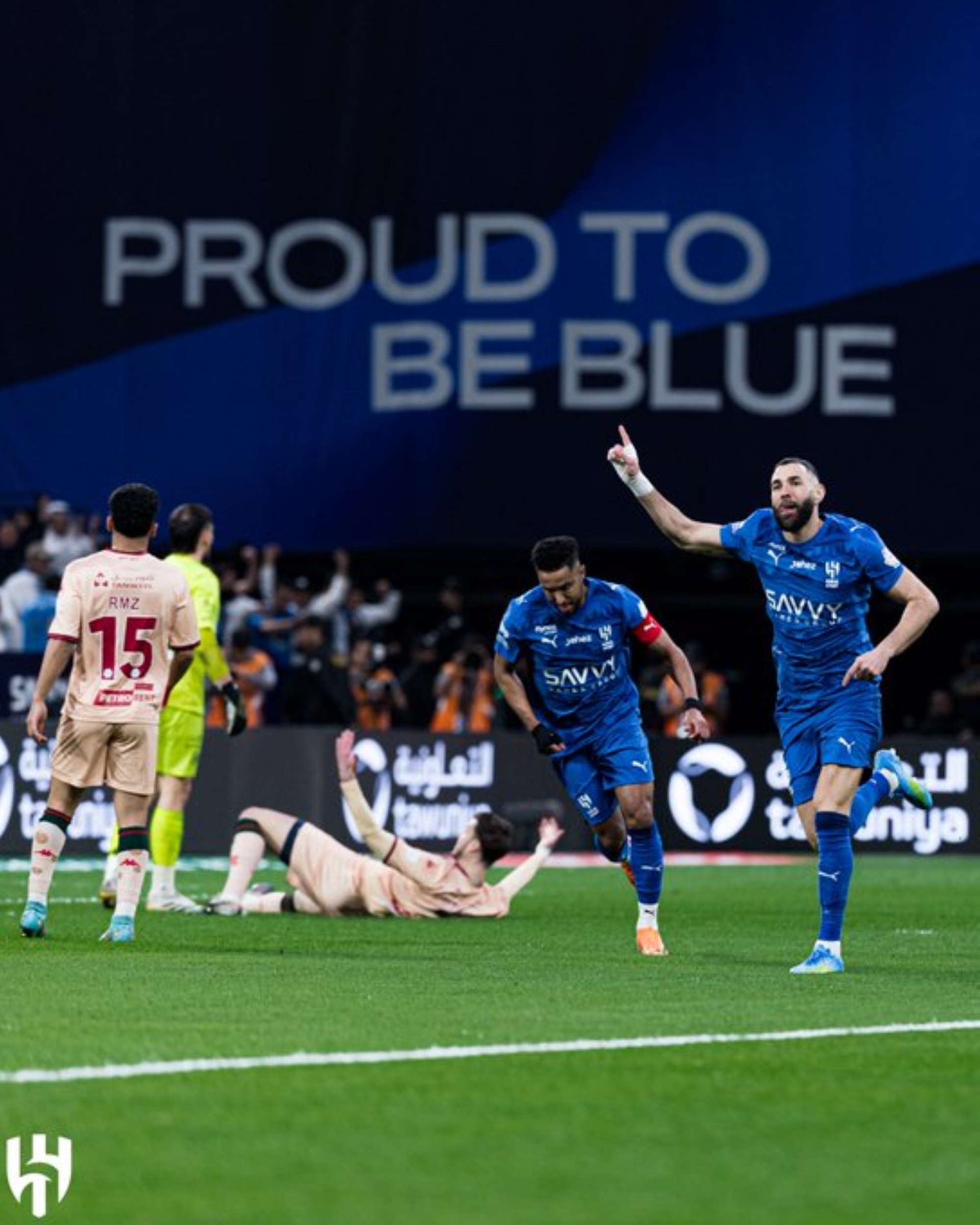 بنزيما يشدد على قوة التكاتف الجماعي بعد سداسية الهلال الساحقة في دوري روشن