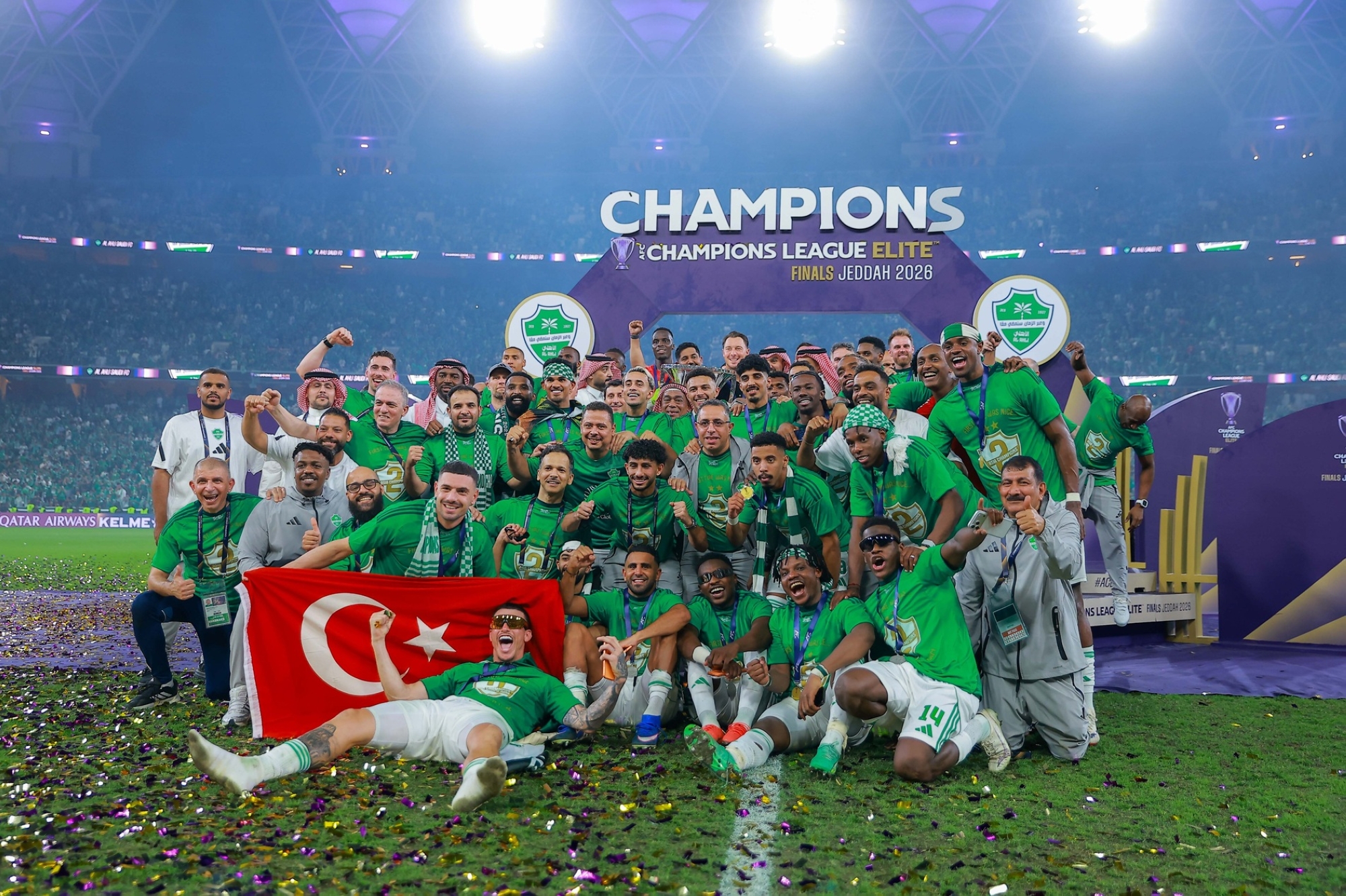 الكالتشيو يحتفي بالبطل الآسيوي: تهنئة الدوري الإيطالي للأهلي ببطولة آسيا للنخبة للموسم الثاني توالياً