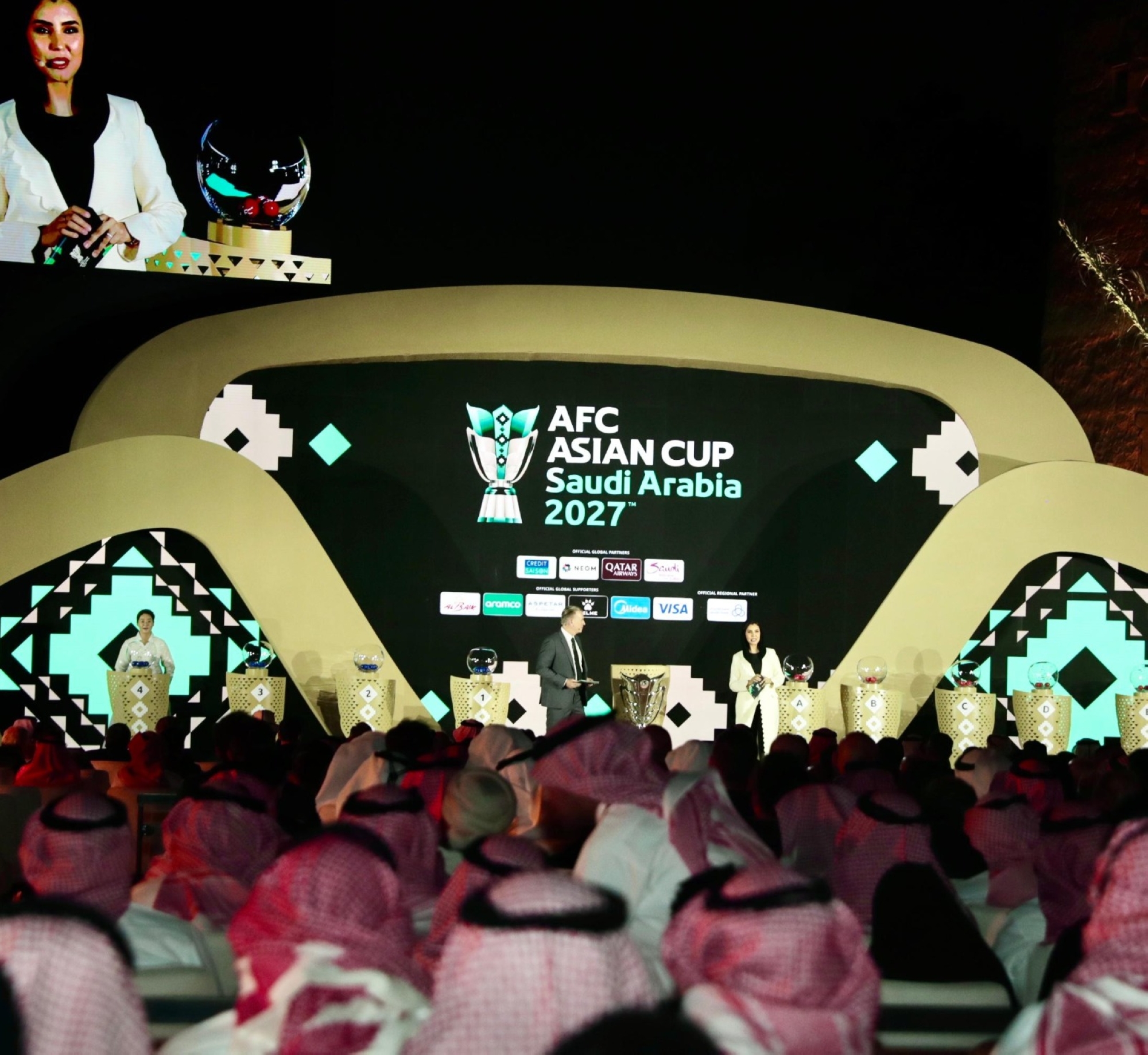 الأخضر في مواجهة نارية: الكشف عن تفاصيل قرعة كأس آسيا 2027 ومجموعة السعودية المستضيفة