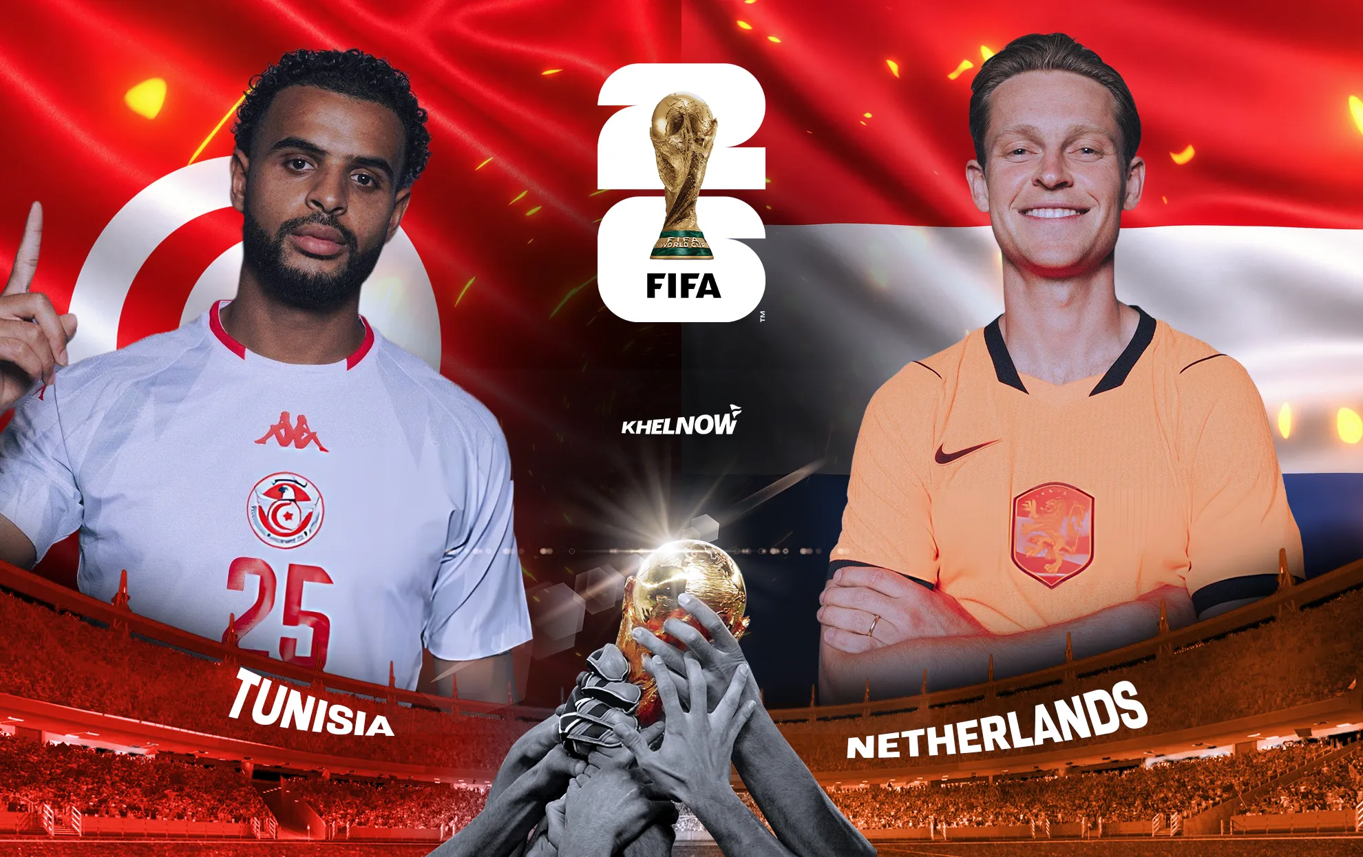 متى موعد مباراة تونس ضد هولندا في كأس العالم 2026 والقنوات الناقلة مع المعلق والتشكيل