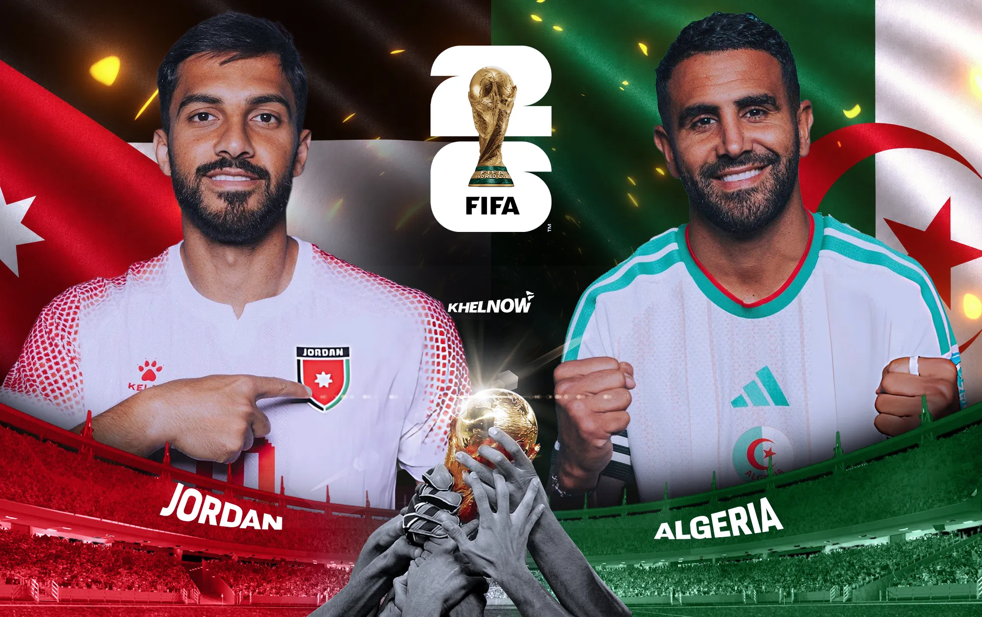 متى موعد مباراة الأردن ضد الجزائر والقنوات الناقلة في كأس العالم 2026