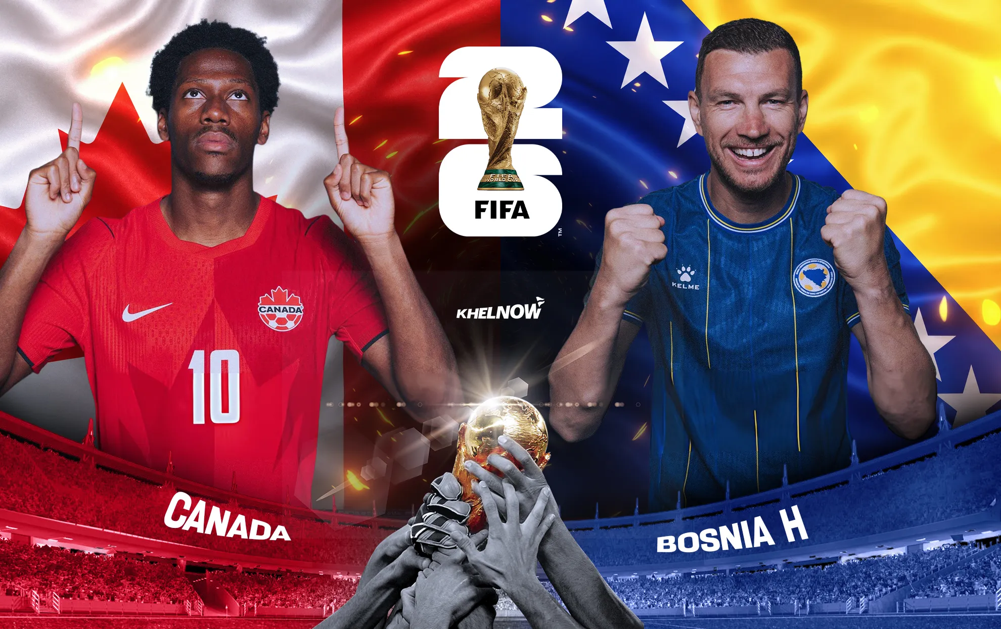 موعد مباراة كندا ضد البوسنة والهرسك في كأس العالم 2026 والتشكيل المتوقع والقنوات الناقلة