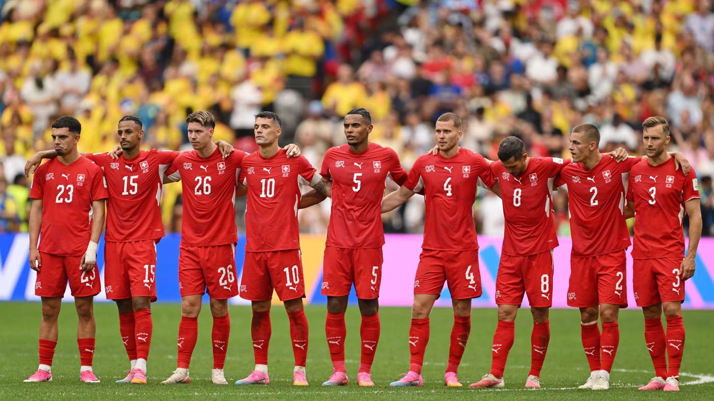 شاهد فيديو ركلات ترجيح مباراة سويسرا وكولومبيا