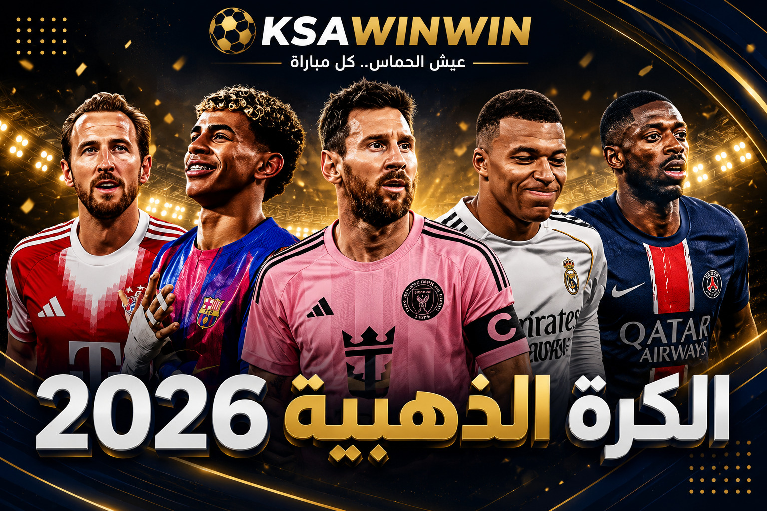 ترتيب الكرة الذهبية 2026 – أفضل 10 لاعبين في العالم