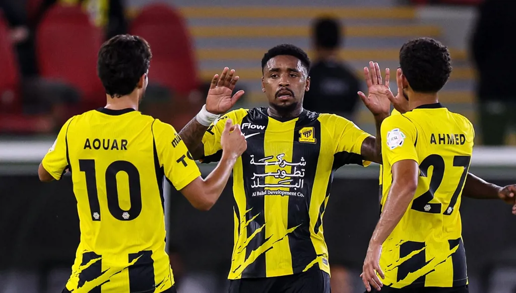 ملخص مباراة الاتحاد والحزم في دوري روشن وهاتريك ستيفن بيرجوين