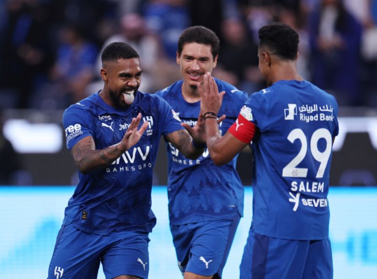 ملخص مباراة الرائد والهلال في كأس الملك وتأهل الزعيم