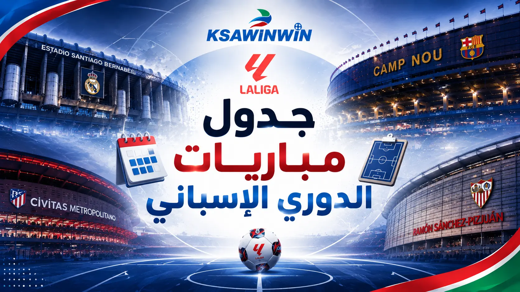 جدول مباريات الدوري الإسباني 2026-2027 والقنوات الناقلة المحدث