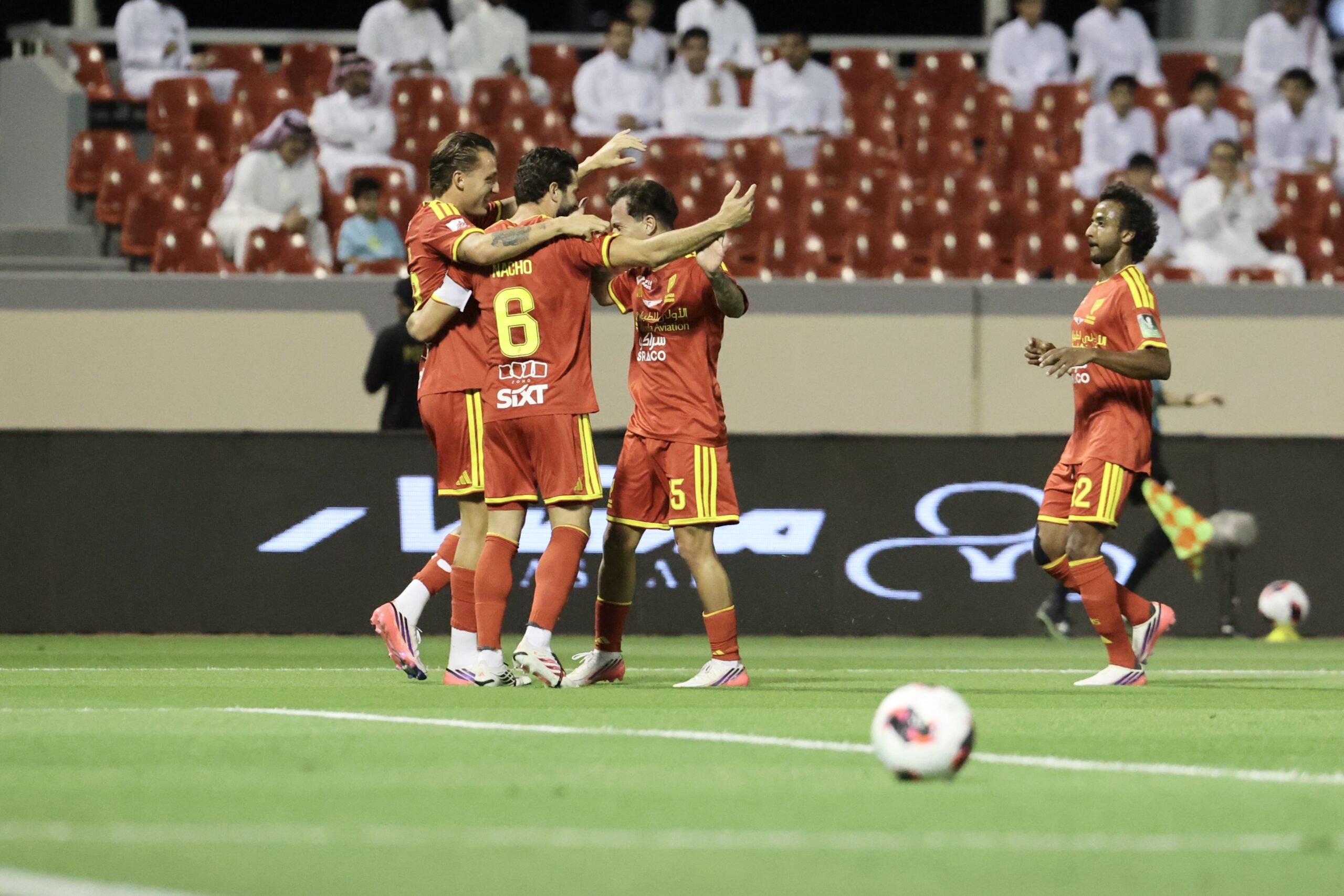 ملخص مباراة الطائي والقادسية في كأس الملك وتأهل فرسان الشرقية