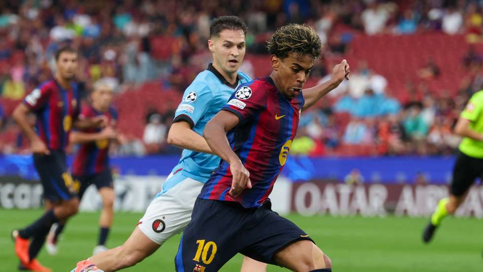 رقم لامين يامال القياسي يكسر إنجاز مبابي في دوري الأبطال
