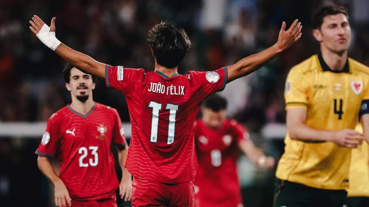 أرقام جواو فيليكس أمام ويلز.. إبداع نجم النصر في صناعة اللعب بدوري الأمم الأوروبية