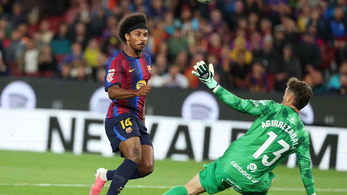 أرقام كريم أديمي مع برشلونة أمام راسينج سانتاندير.. كيف أثبت الألماني نجاح رهان هانز فليك؟