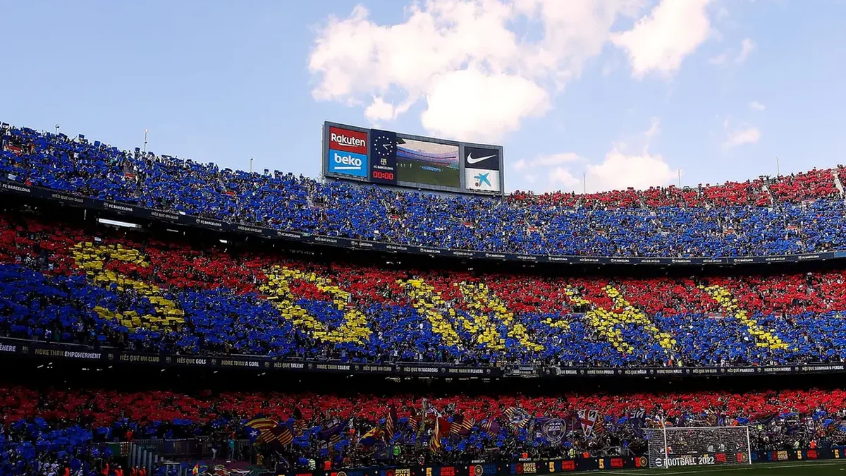 تكنولوجيا ملعب كامب نو تبهر الجماهير قبل كلاسيكو برشلونة وريال مدريد