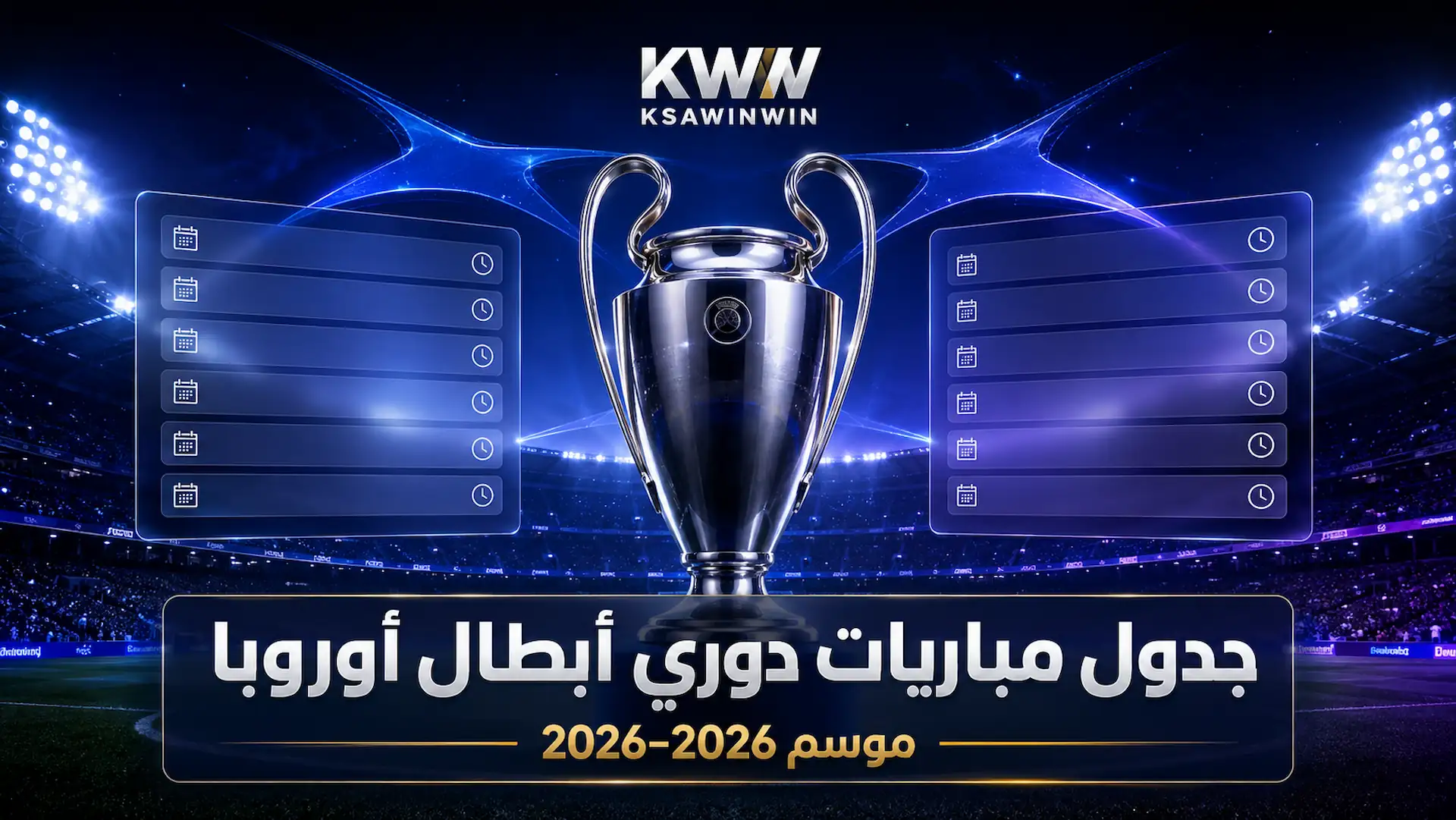 جدول مباريات دوري أبطال أوروبا 2026-2027 .. الترتيب والقنوات الناقلة