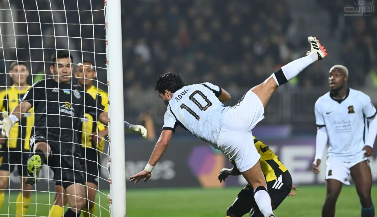 ملخص مباراة الاتحاد ونيفتشي فرغانة.. النتيجة والأهداف وريمونتادا النصيري والإحصائيات