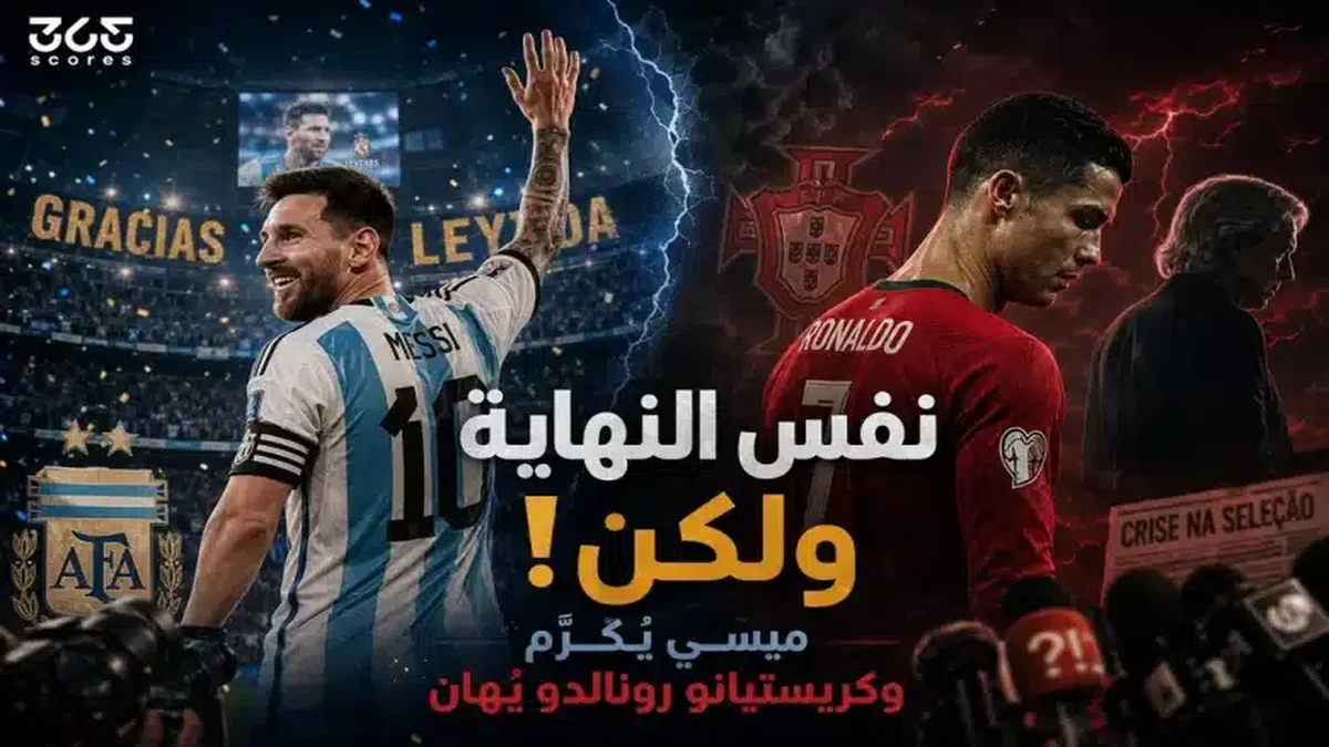 مقارنة ختام مسيرة ميسي ورونالدو الدولية.. مهرجان تكريم للأول وأزمة عاصفة للثاني